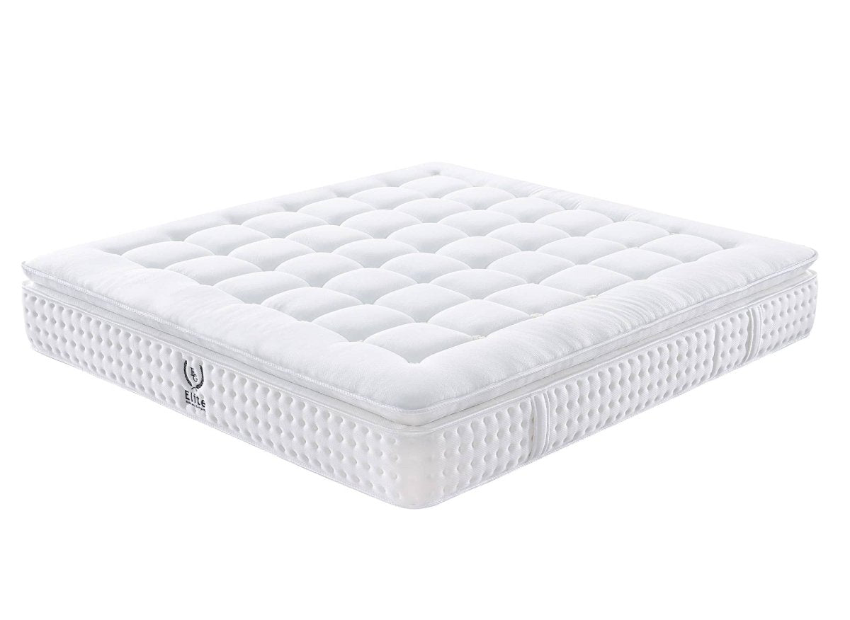 Matelas hybride mousse mémoire en gel et ressorts ensachés 160 x 200 cm épaisseur 31 cm SERENA - DécoInParis