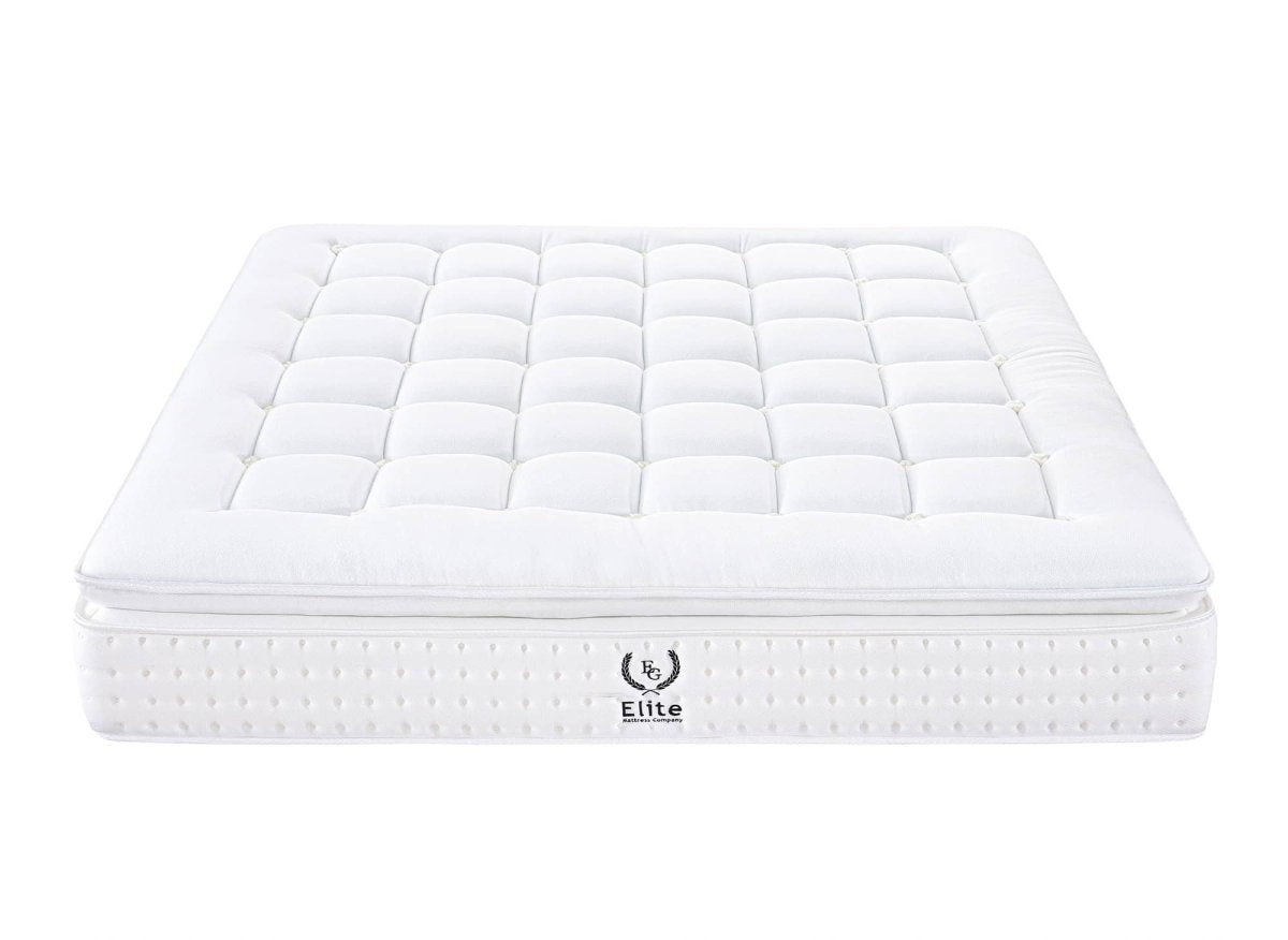 Matelas hybride mousse mémoire en gel et ressorts ensachés 160 x 200 cm épaisseur 31 cm SERENA - DécoInParis