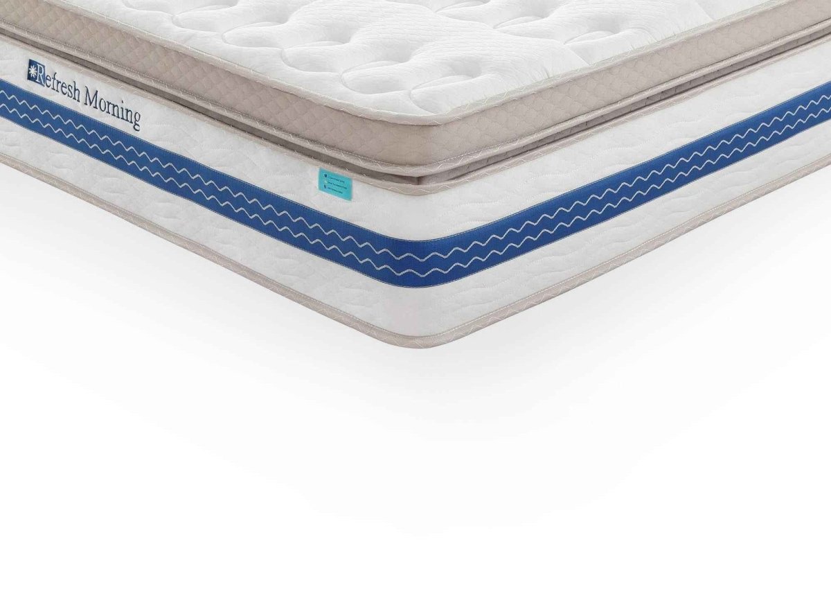 Matelas hybride REFRESH 160 x 200 cm ressorts ensachés et mémoire de forme épaisseur 32 cm - DécoInParis