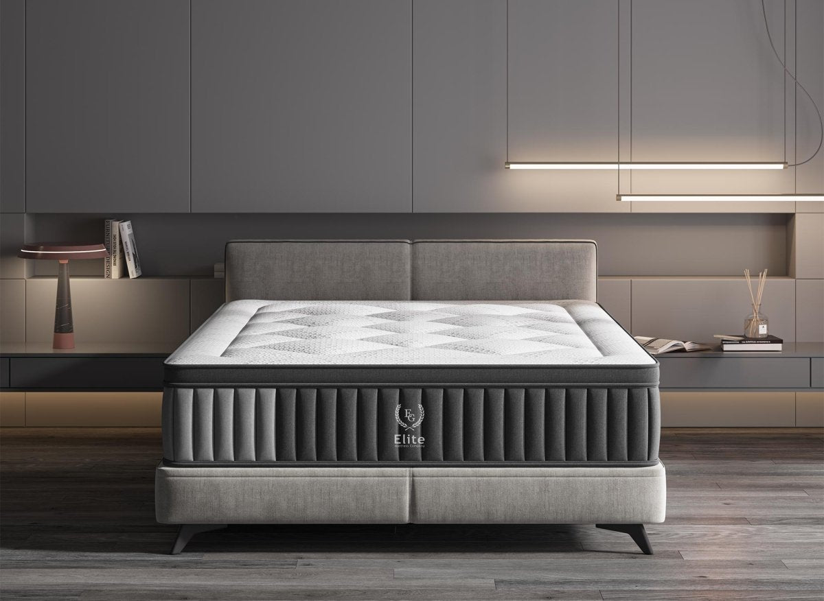 Matelas hybride ressorts ensachés 140 x 190 cm épaisseur 30 cm ASTRO - DécoInParis