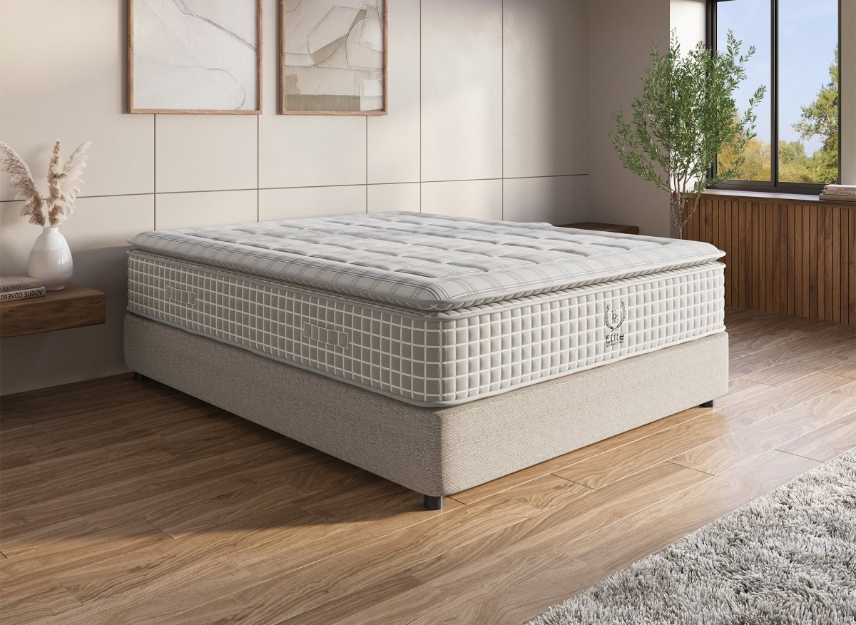Matelas hybride ressorts ensachés 140 x 190 cm épaisseur 34 cm SIMON - DécoInParis