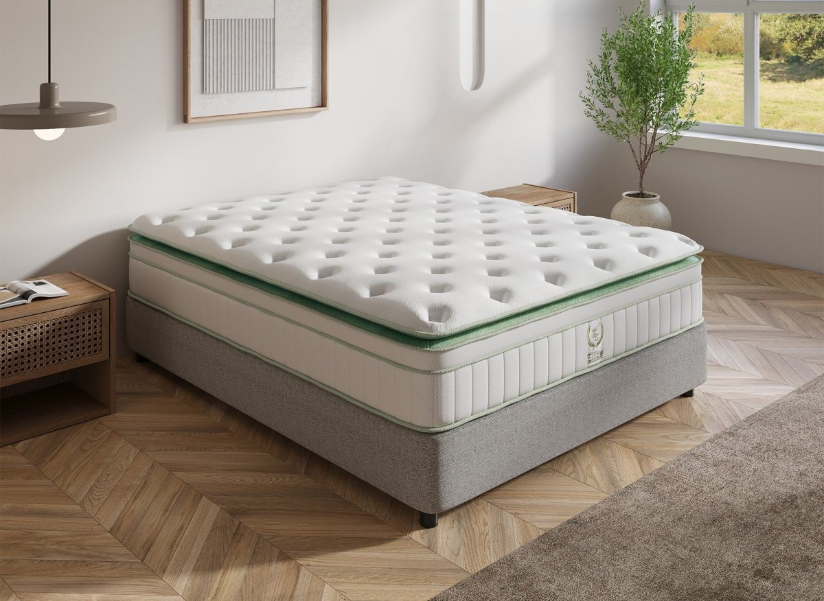 Matelas hybride ressorts ensachés 160 x 200 cm épaisseur 34 cm OSCAR - DécoInParis