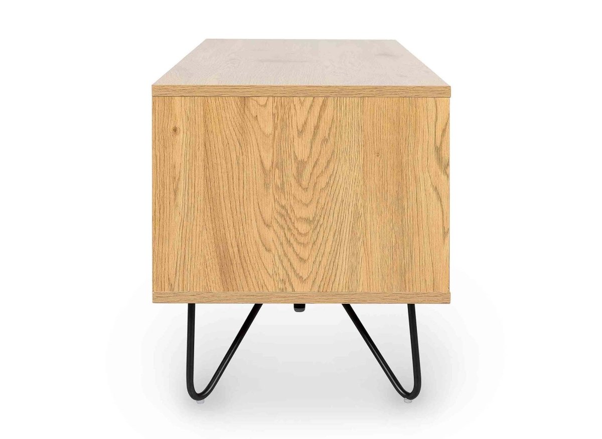 Meuble TV avec 1 tiroir 1 porte DARINA en bois - DécoInParis