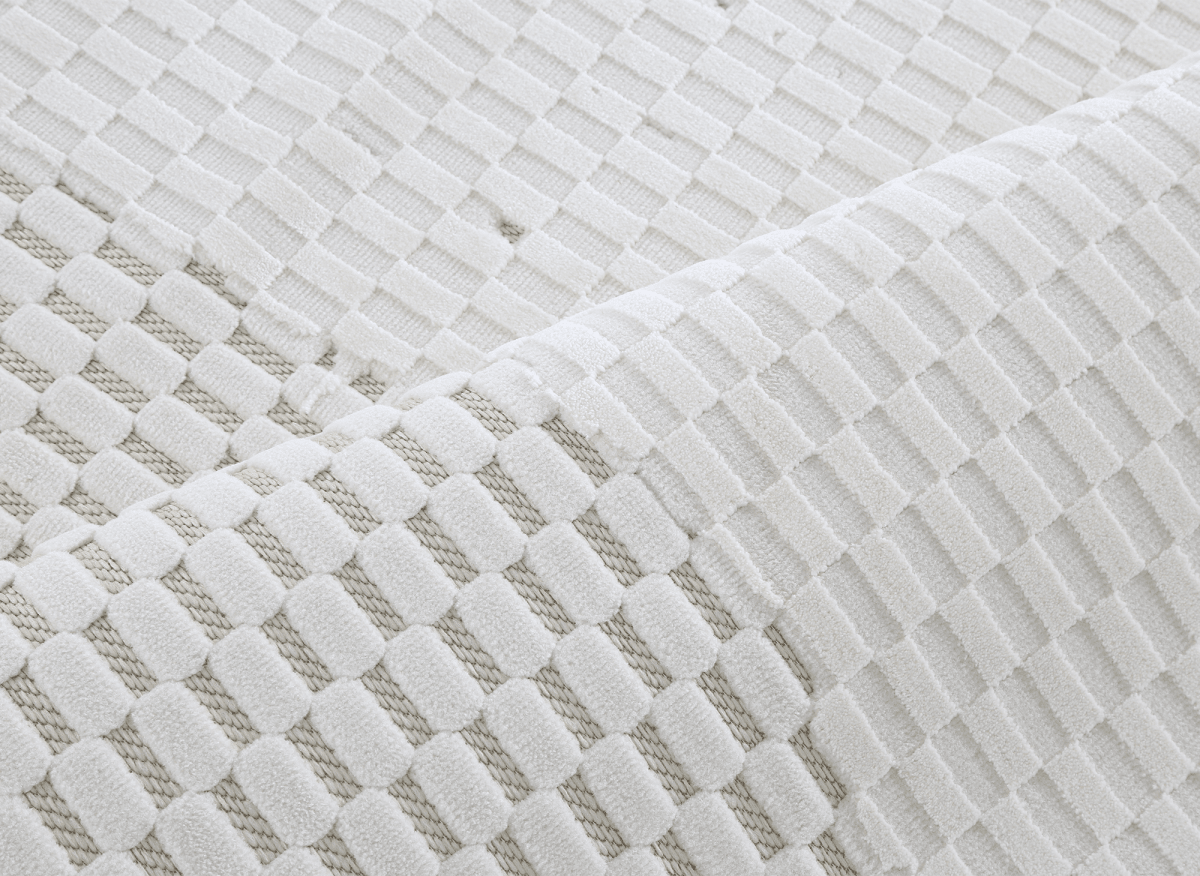 Tapis gris à motifs géométriques 200 x 290 cm VIENNE - DécoInParis