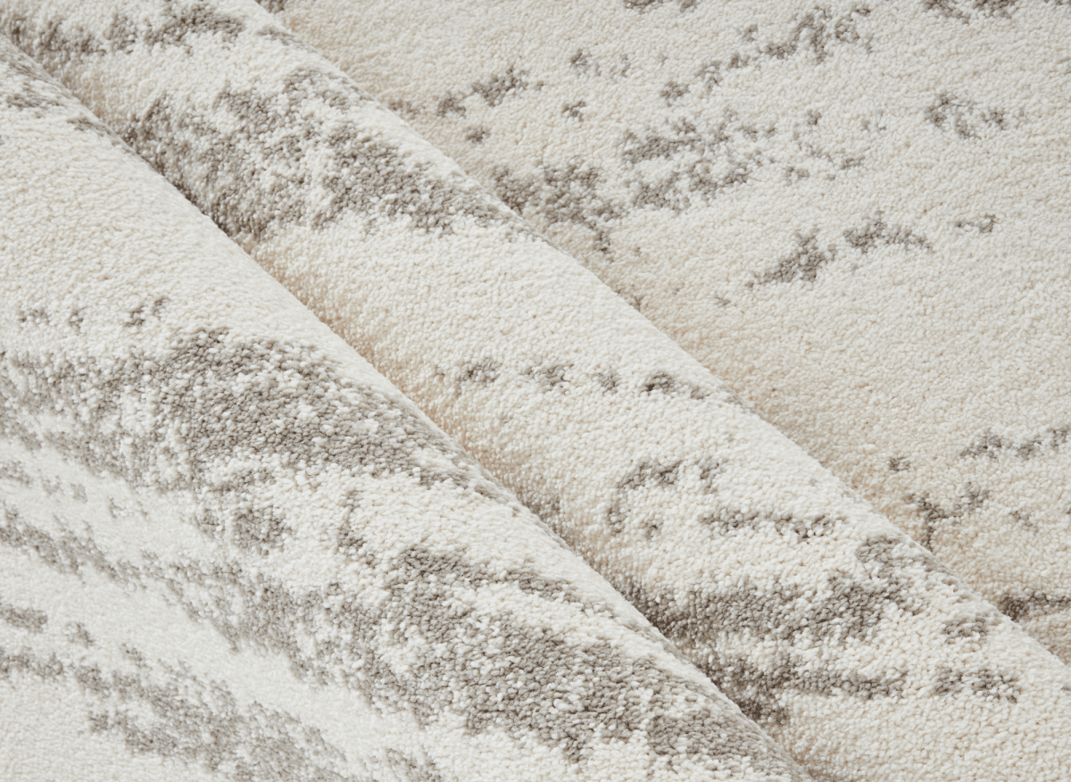 Tapis strié beige et gris 160 x 230 cm NOEA - DécoInParis