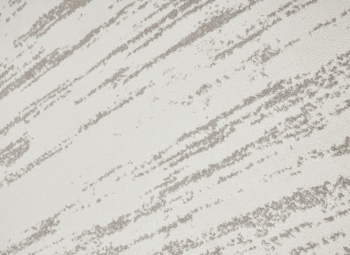 Tapis strié beige et gris 200 x 290 cm NOEA - DécoInParis