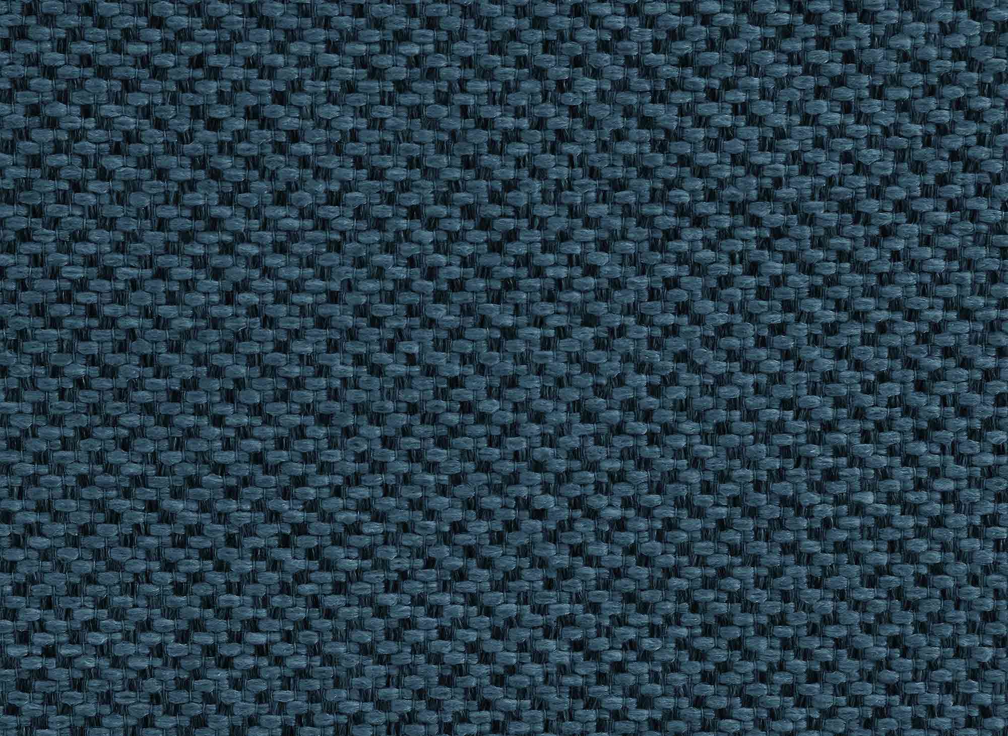 Canapé d'angle avec méridienne en tissu bleu ARNOLD - Angle Droit